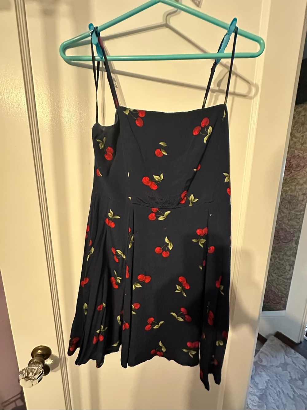 Forever 21 Navy Cherry-Print Sundress